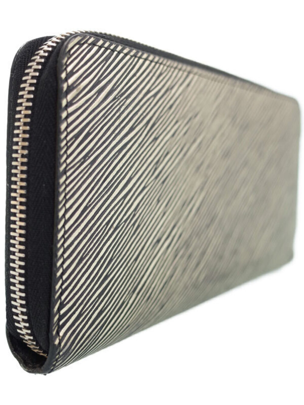 Louis Vuitton Long Zippy Wallet Zipper Round Epi Black